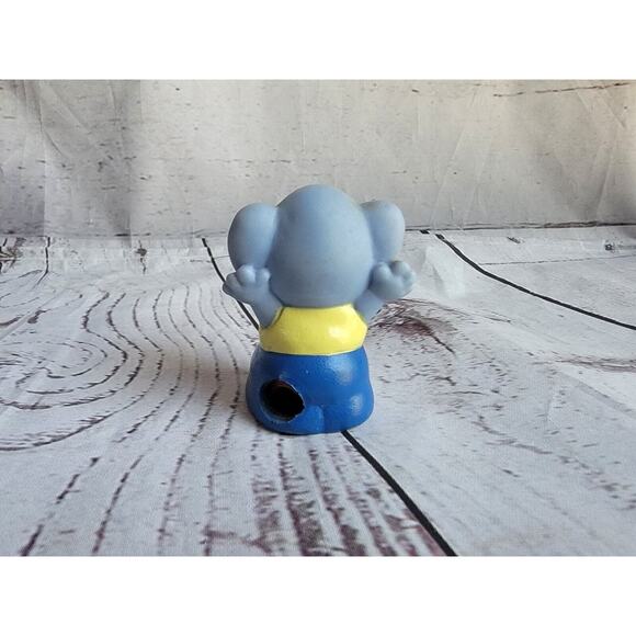 Vintage Hard Rubber Gray Elephant Pencil Sharpener - Picture 2 of 6
